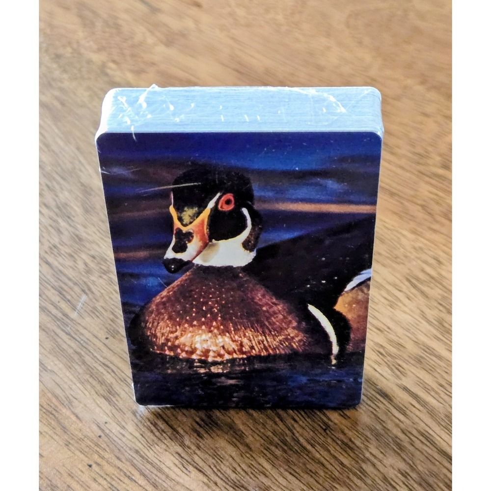 Vintage Trump Hoyle Wood Duck Deck Of Playing Cards - Brand New & Sealed